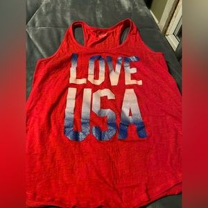 Love USA tank
